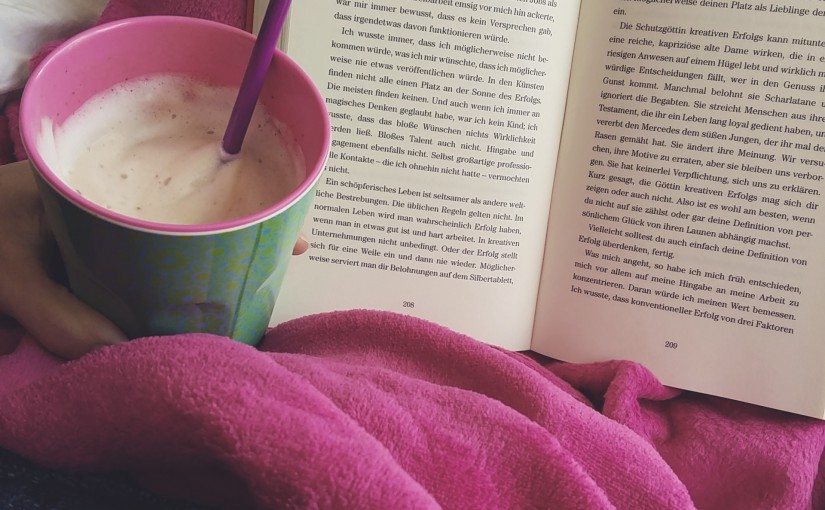 Nimm es an. Und dann lies ein Buch.
