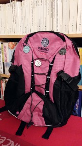 Der neue Messerucksack ist bereit und wartet auf neue Buttons ;-) 